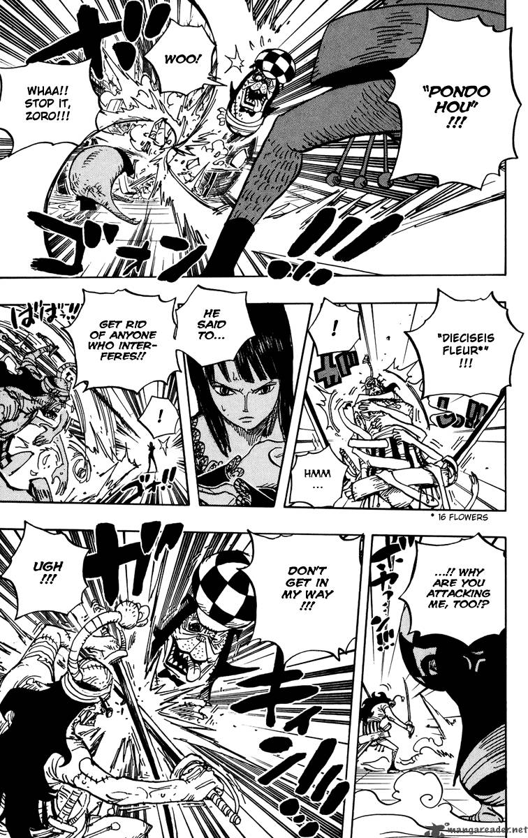 One Piece Chapter 468 page 15 - Chapter 468: Pirate Chopper vs Mysterious Hogback