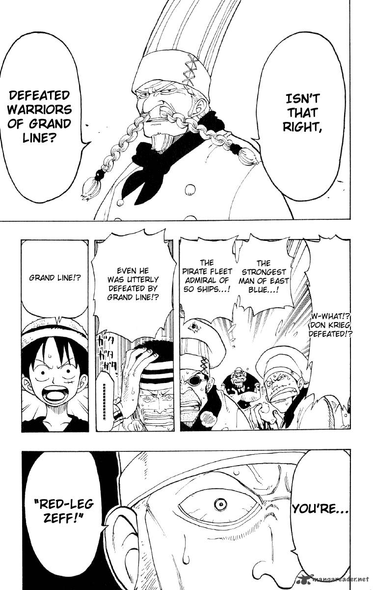 One Piece Chapter 47 page 18 - Chapter 47: Pirate Fleet Admiral "Don Krieg"