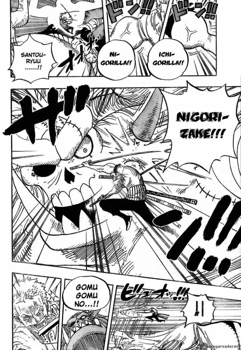 One Piece Chapter 470 page 10 - Chapter 470: Oars vs. Straw Hat Pirates