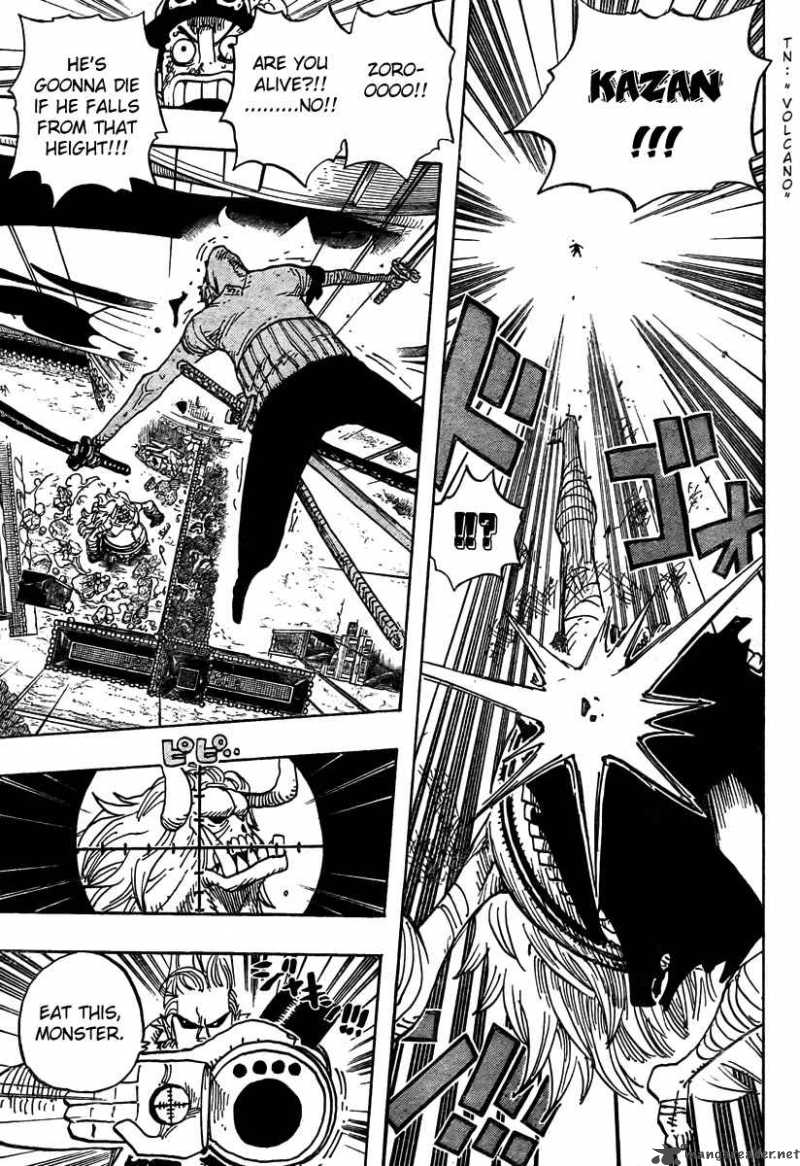 One Piece Chapter 470 page 11 - Chapter 470: Oars vs. Straw Hat Pirates