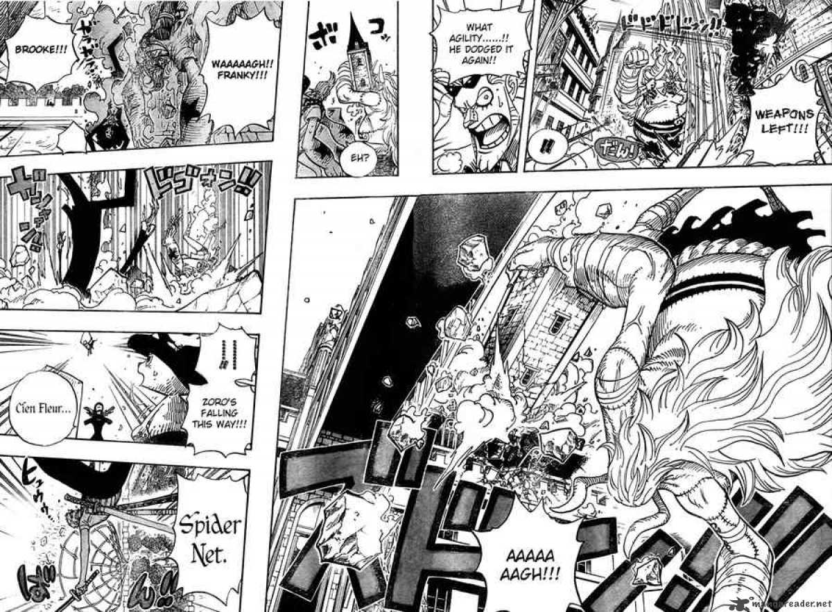 One Piece Chapter 470 page 12 - Chapter 470: Oars vs. Straw Hat Pirates