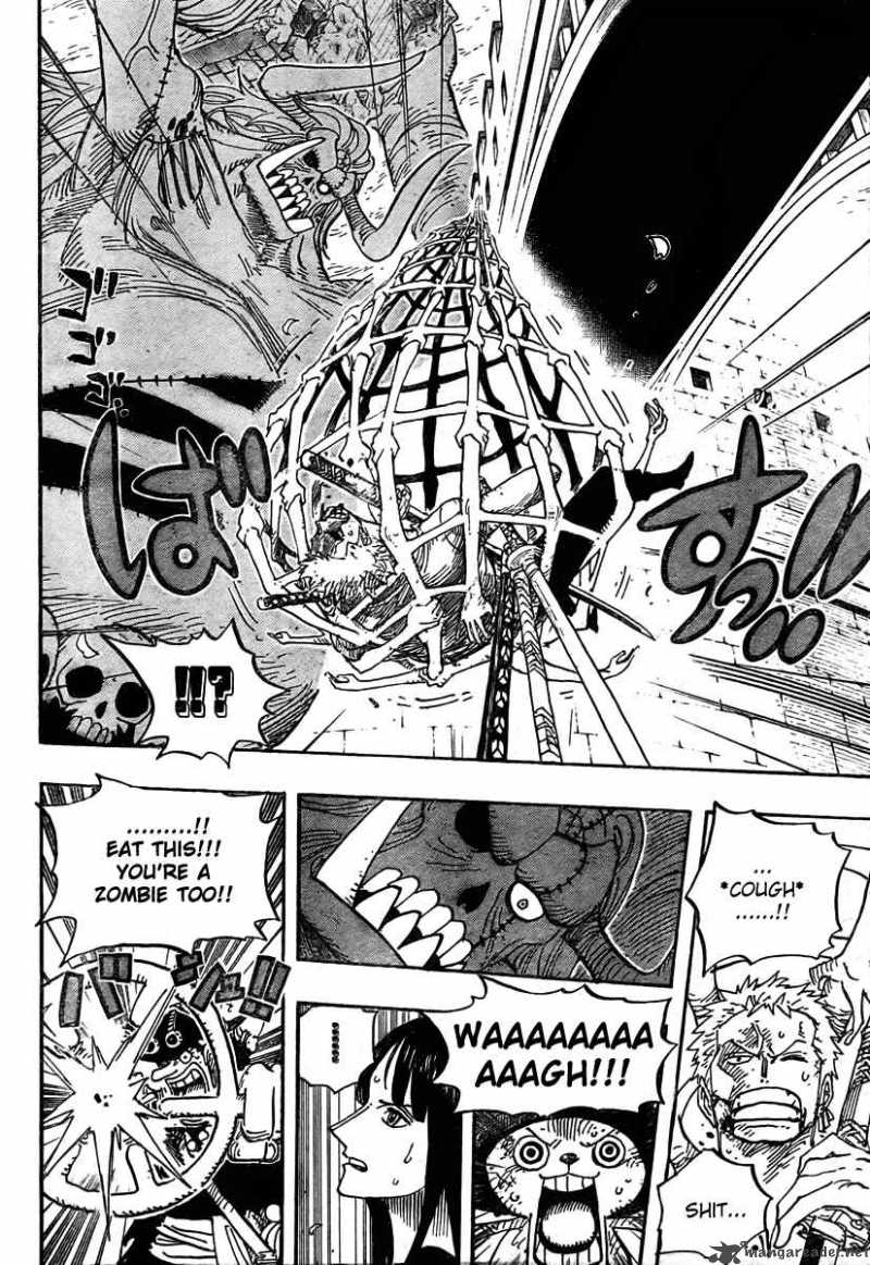 One Piece Chapter 470 page 13 - Chapter 470: Oars vs. Straw Hat Pirates