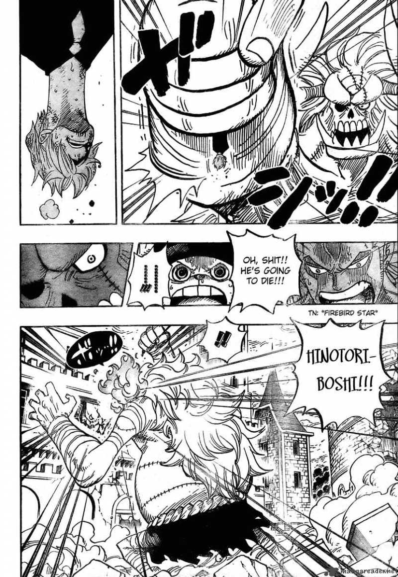 One Piece Chapter 470 page 7 - Chapter 470: Oars vs. Straw Hat Pirates