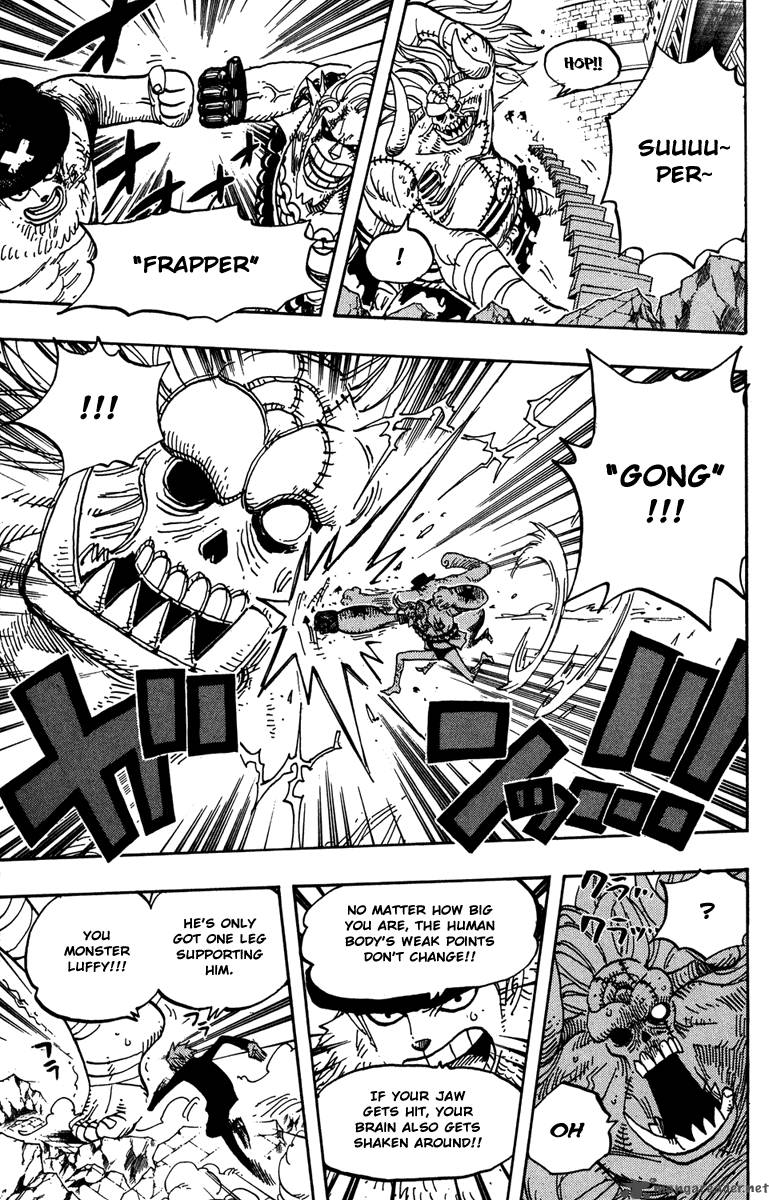 One Piece Chapter 472 page 12 - Chapter 472: Down
