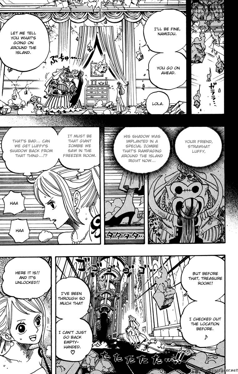 One Piece Chapter 472 page 15 - Chapter 472: Down