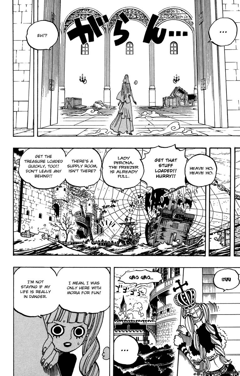 One Piece Chapter 472 page 16 - Chapter 472: Down