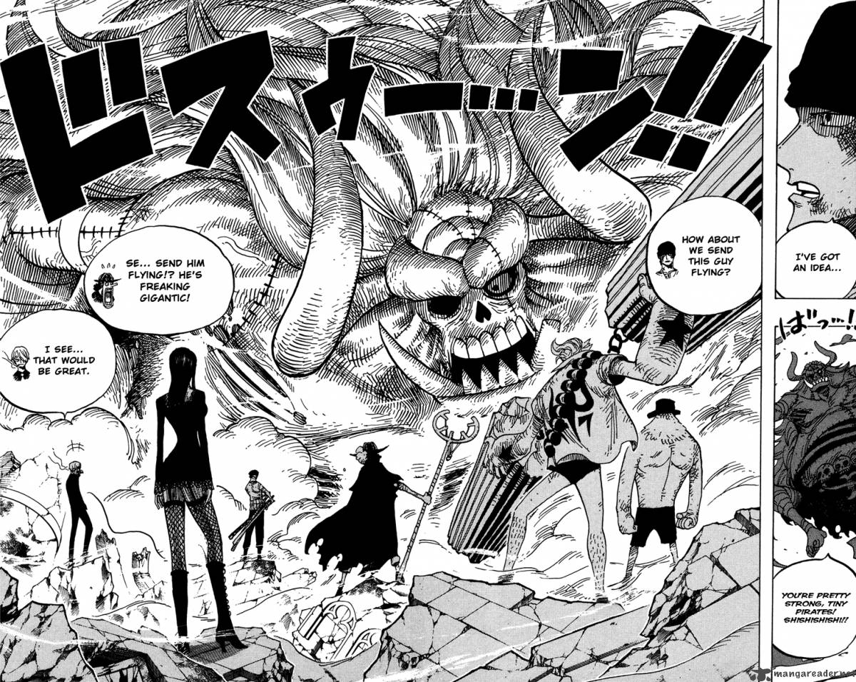 One Piece Chapter 472 page 2 - Chapter 472: Down