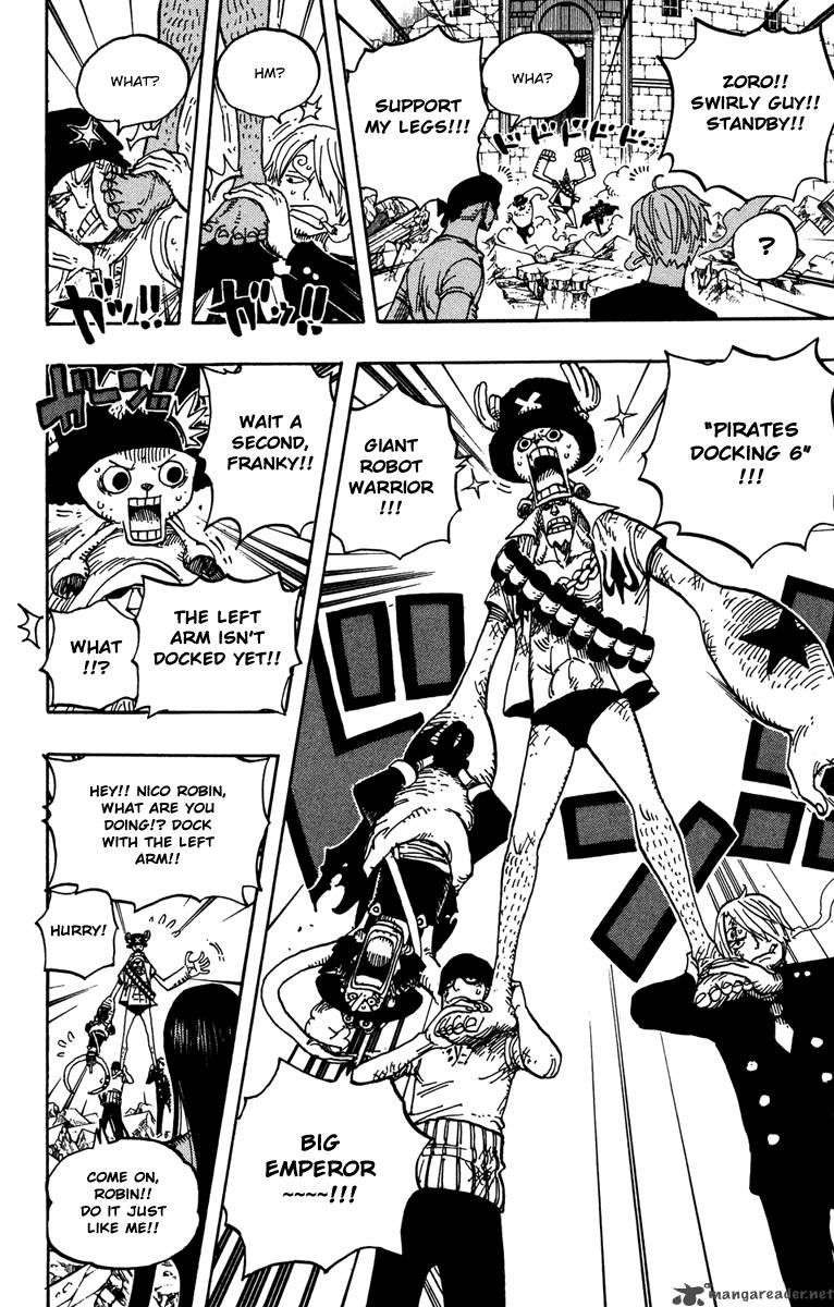 One Piece Chapter 472 page 5 - Chapter 472: Down