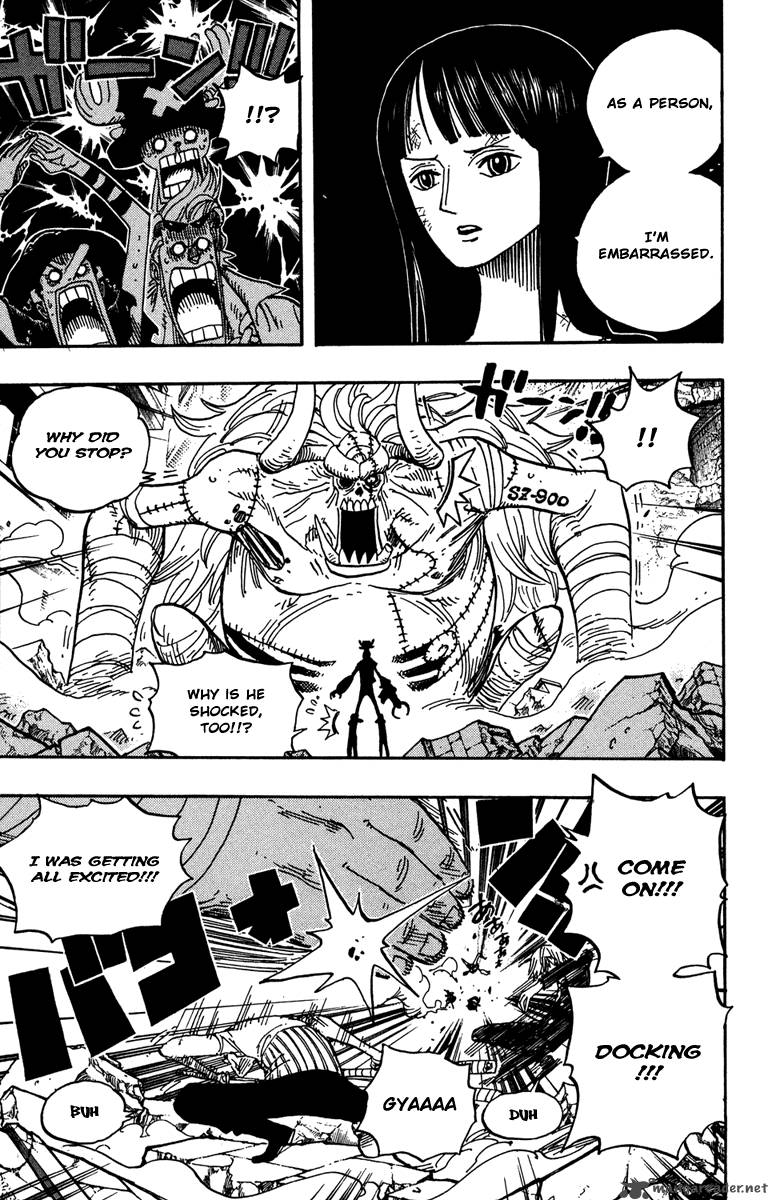 One Piece Chapter 472 page 6 - Chapter 472: Down