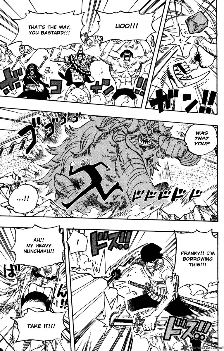 One Piece Chapter 472 page 8 - Chapter 472: Down