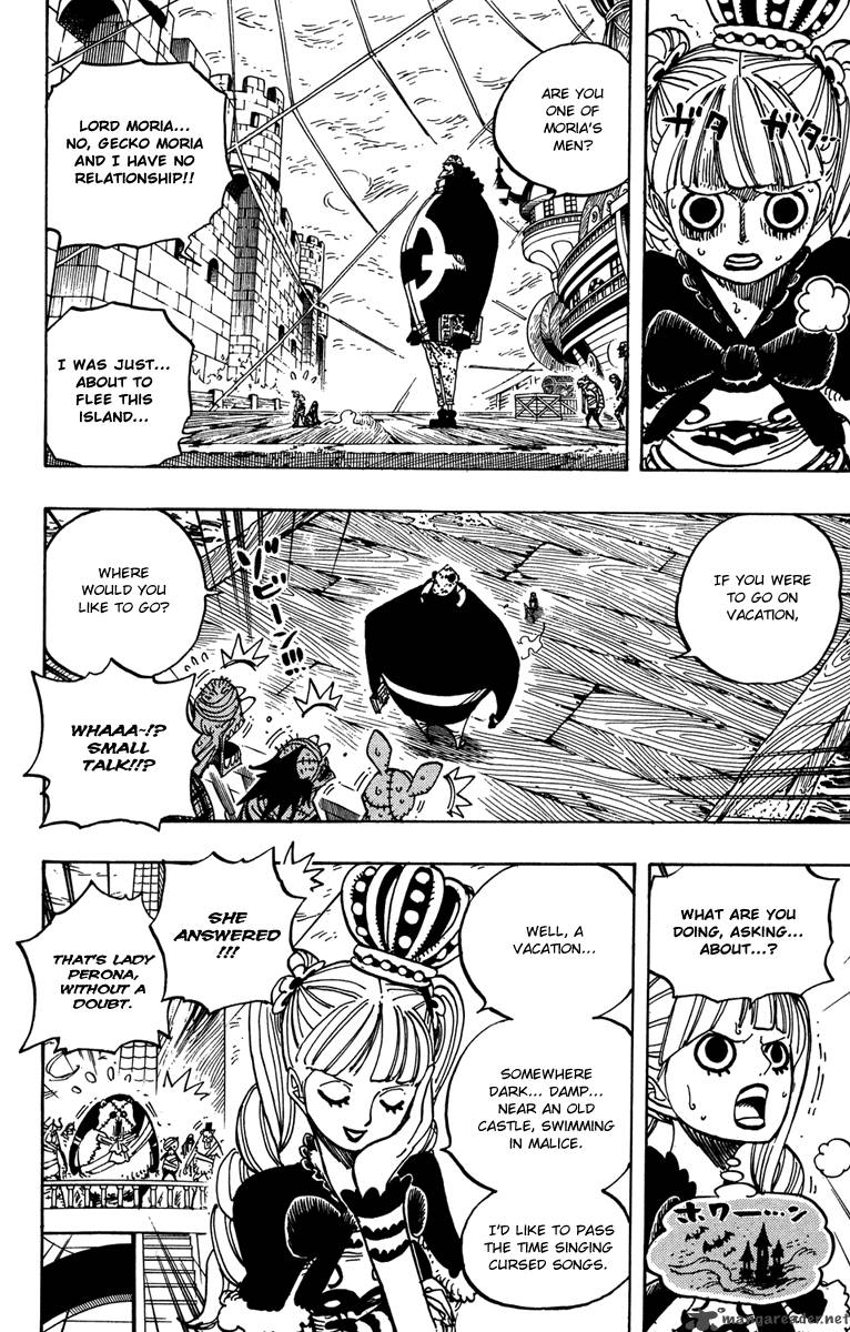 One Piece Chapter 473 page 13 - Chapter 473: Warlord Bartholomew Kuma Appears