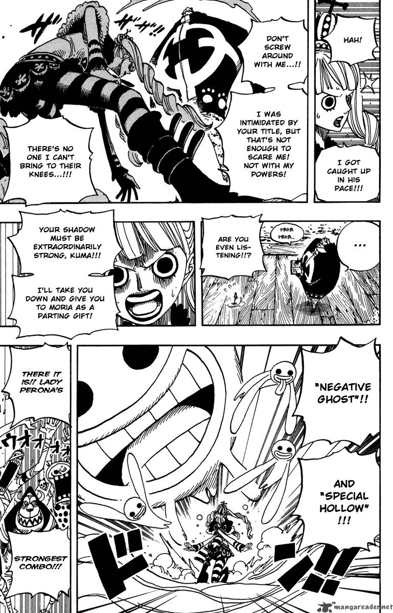 One Piece Chapter 473 page 14 - Chapter 473: Warlord Bartholomew Kuma Appears