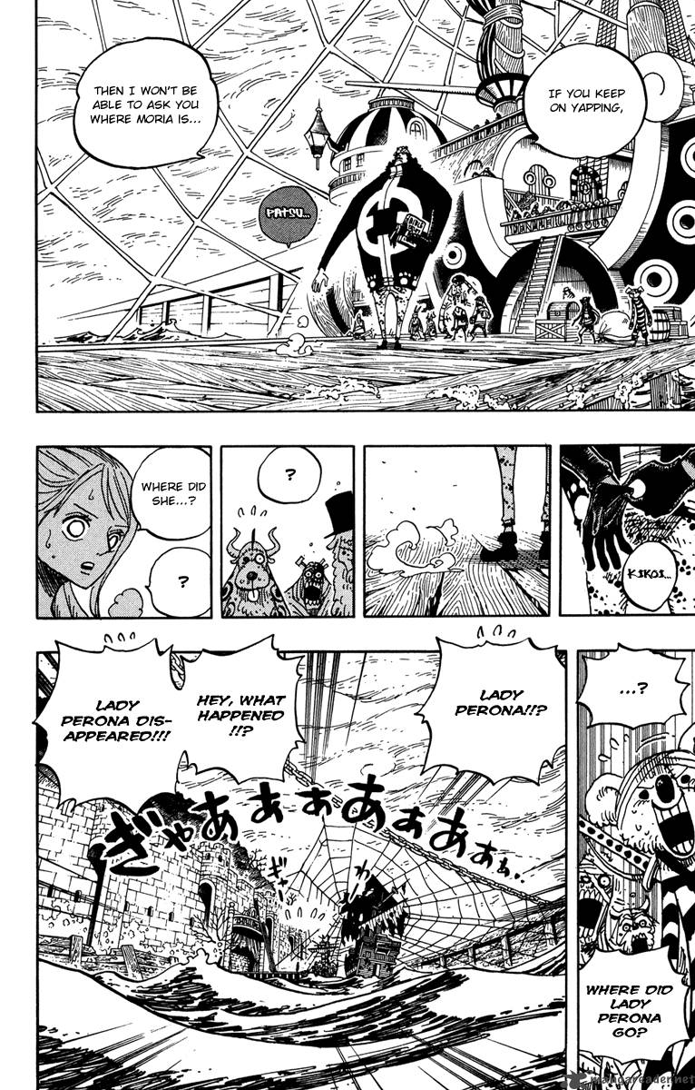 One Piece Chapter 473 page 15 - Chapter 473: Warlord Bartholomew Kuma Appears