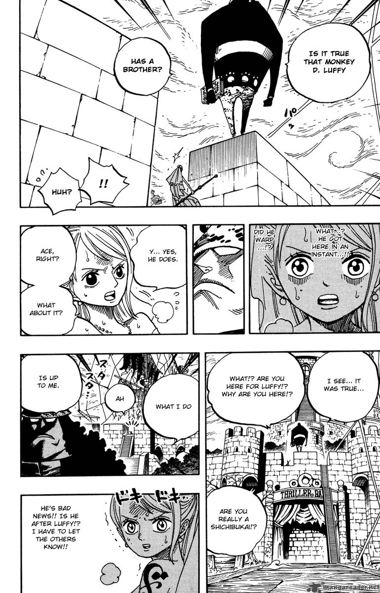 One Piece Chapter 473 page 17 - Chapter 473: Warlord Bartholomew Kuma Appears