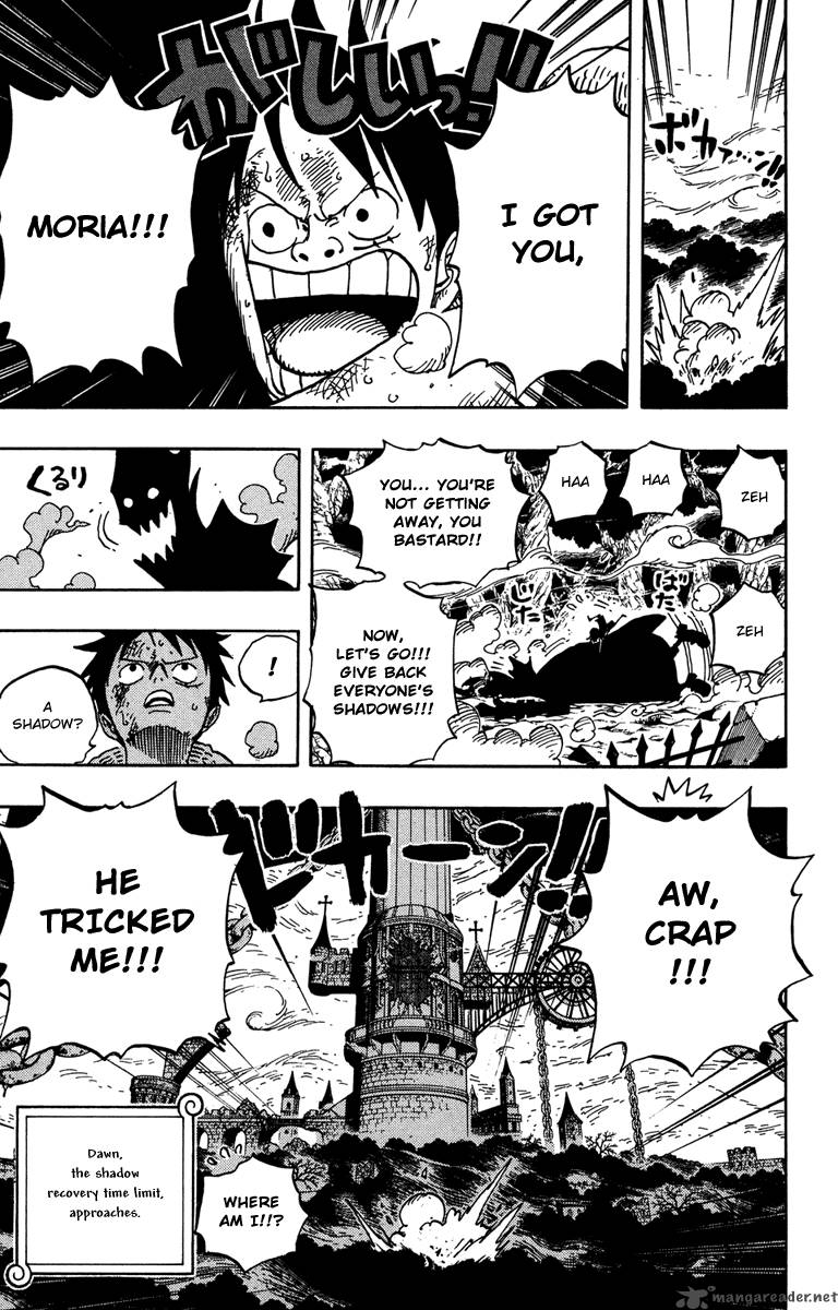 One Piece Chapter 473 page 18 - Chapter 473: Warlord Bartholomew Kuma Appears
