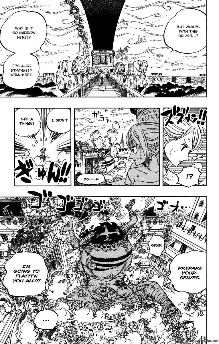 One Piece Chapter 473 page 3 - Chapter 473: Warlord Bartholomew Kuma Appears