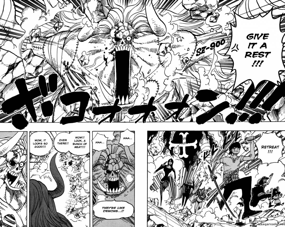 One Piece Chapter 473 page 6 - Chapter 473: Warlord Bartholomew Kuma Appears