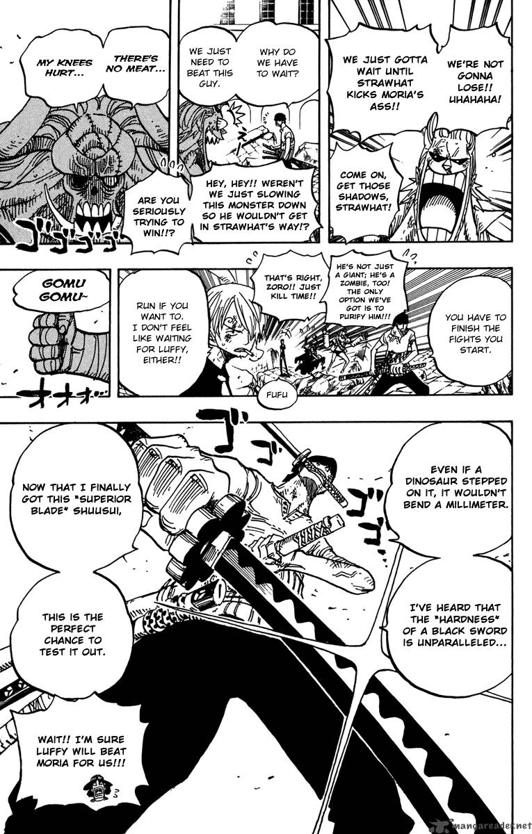 One Piece Chapter 473 page 8 - Chapter 473: Warlord Bartholomew Kuma Appears
