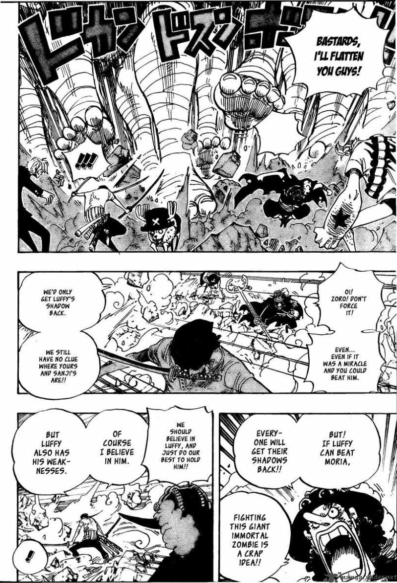 One Piece Chapter 474 page 6 - Chapter 474: We Have To Do It!