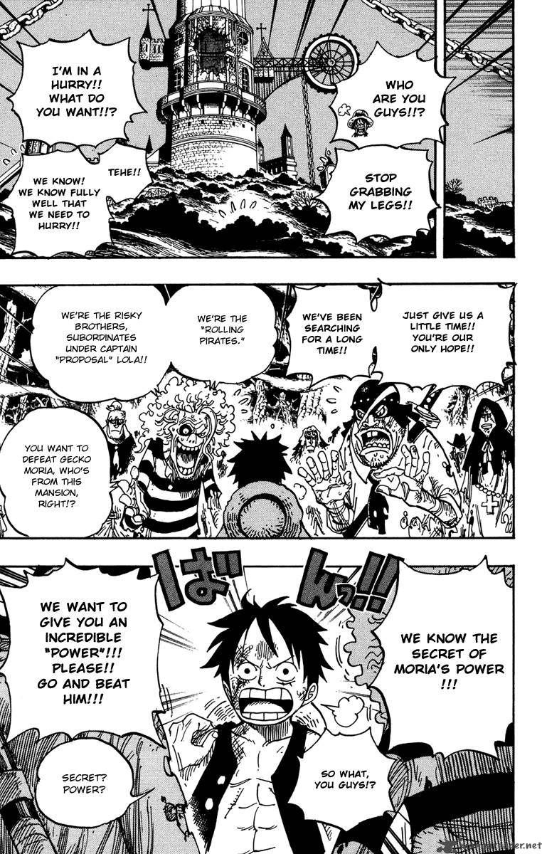 One Piece Chapter 475 page 18 - Chapter 475: Pirates of the Forest