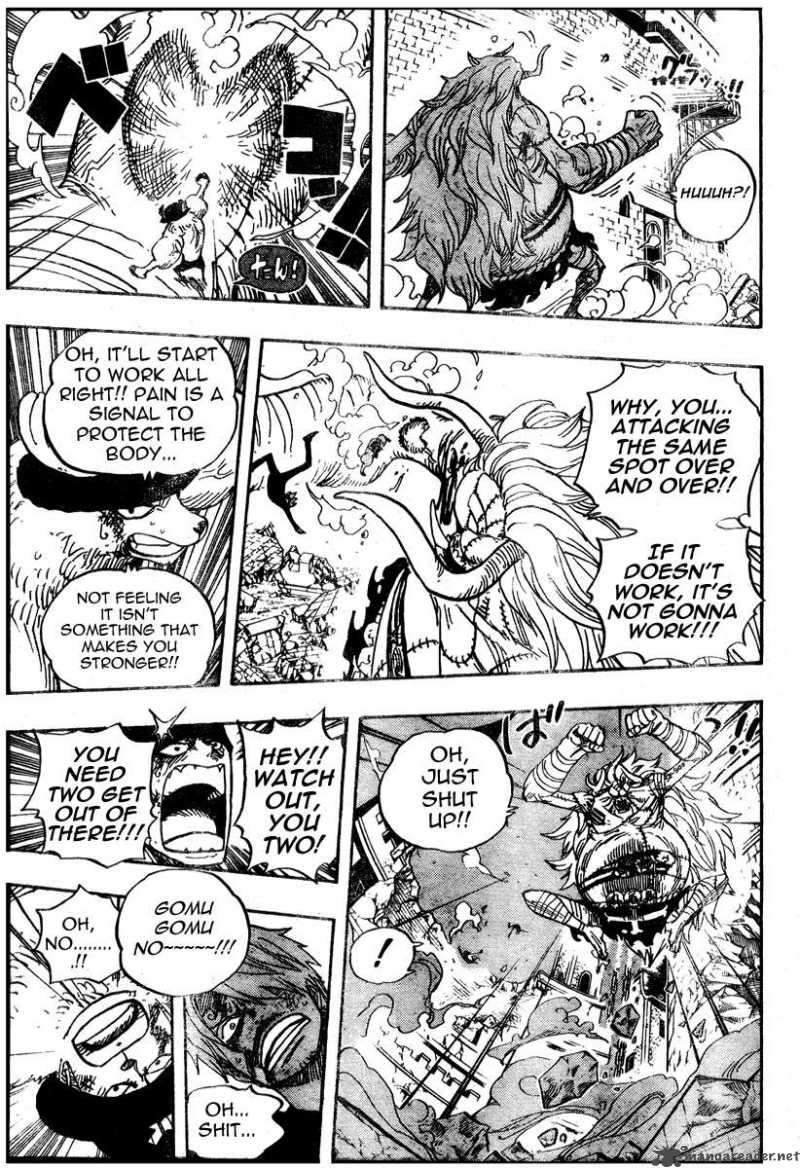 One Piece Chapter 477 page 16 - Chapter 477: ⅜