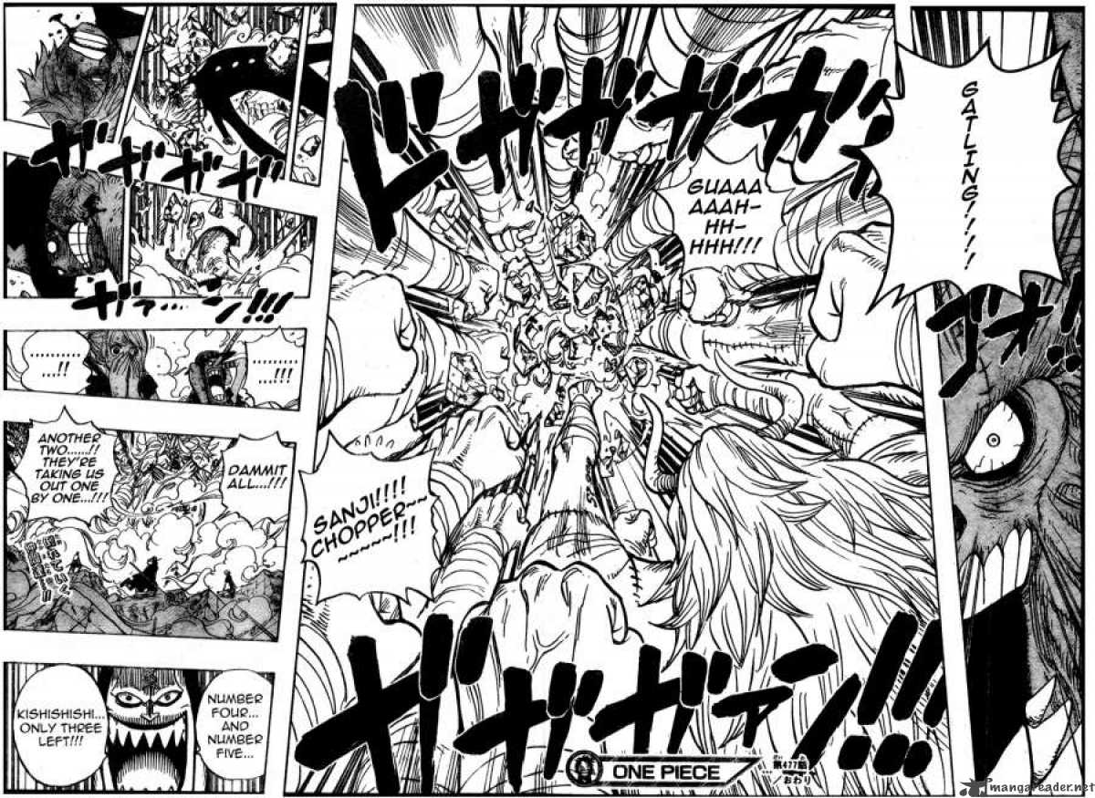 One Piece Chapter 477 page 17 - Chapter 477: ⅜