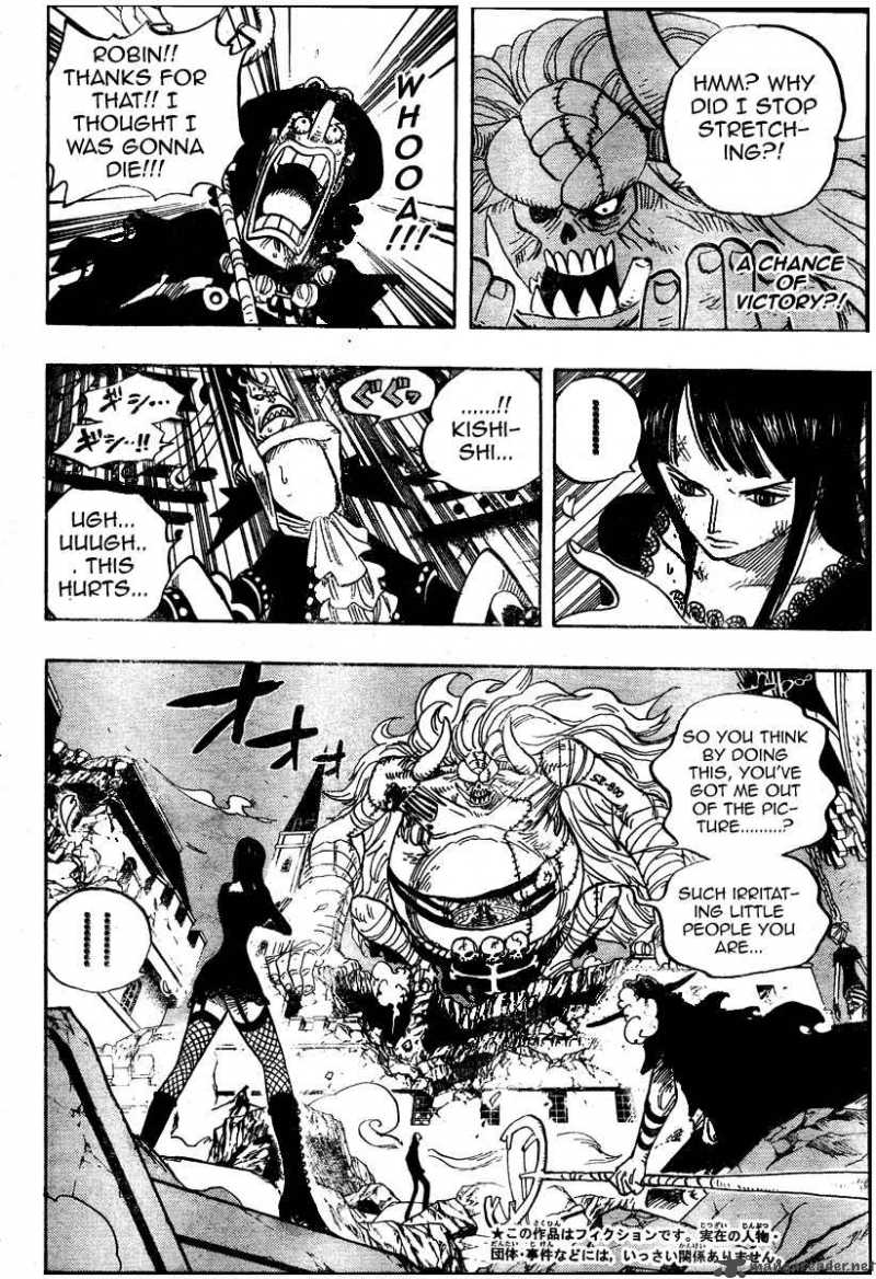 One Piece Chapter 477 page 2 - Chapter 477: ⅜