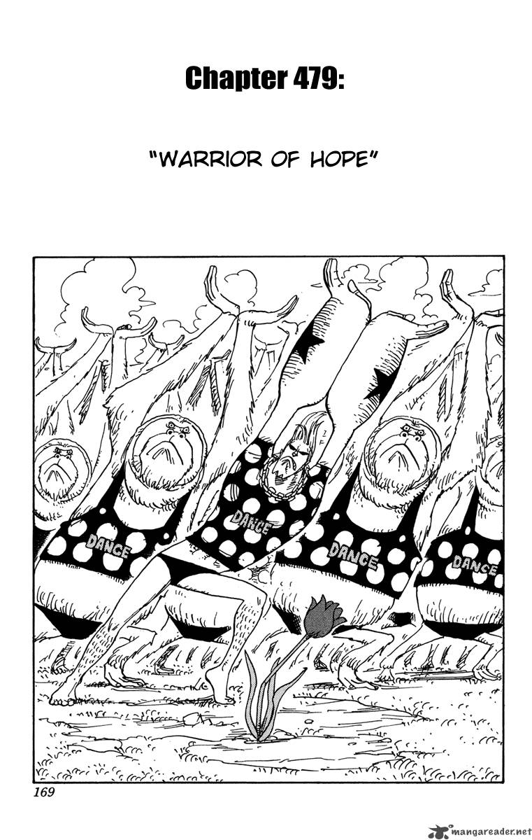 One Piece Chapter 479 page 1 - Chapter 479: Warrior of Hope