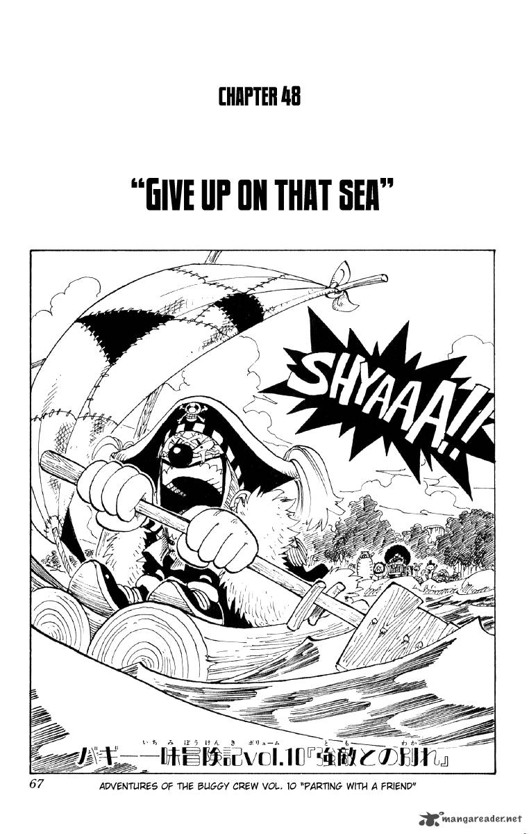 One Piece Chapter 48 page 1 - Chapter 48: Leave That Path Alone