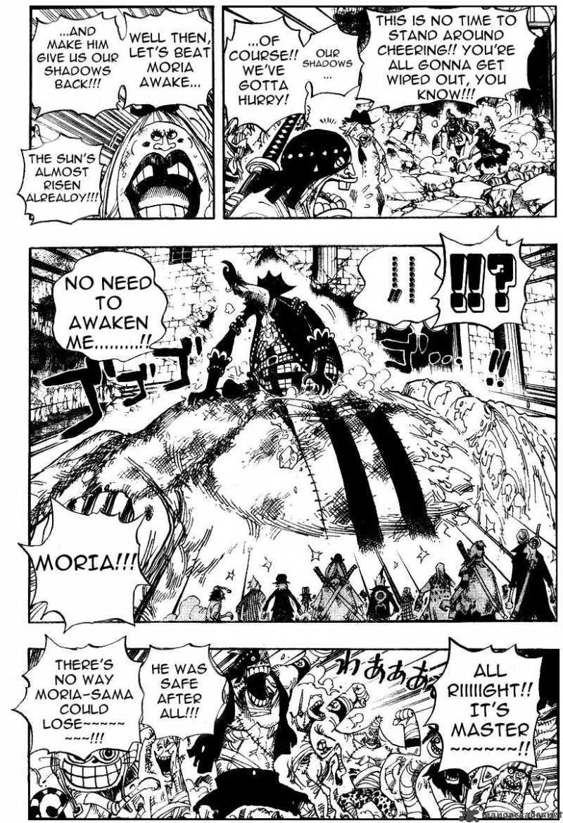 One Piece Chapter 481 page 6 - Chapter 481: Shadow's Asgard