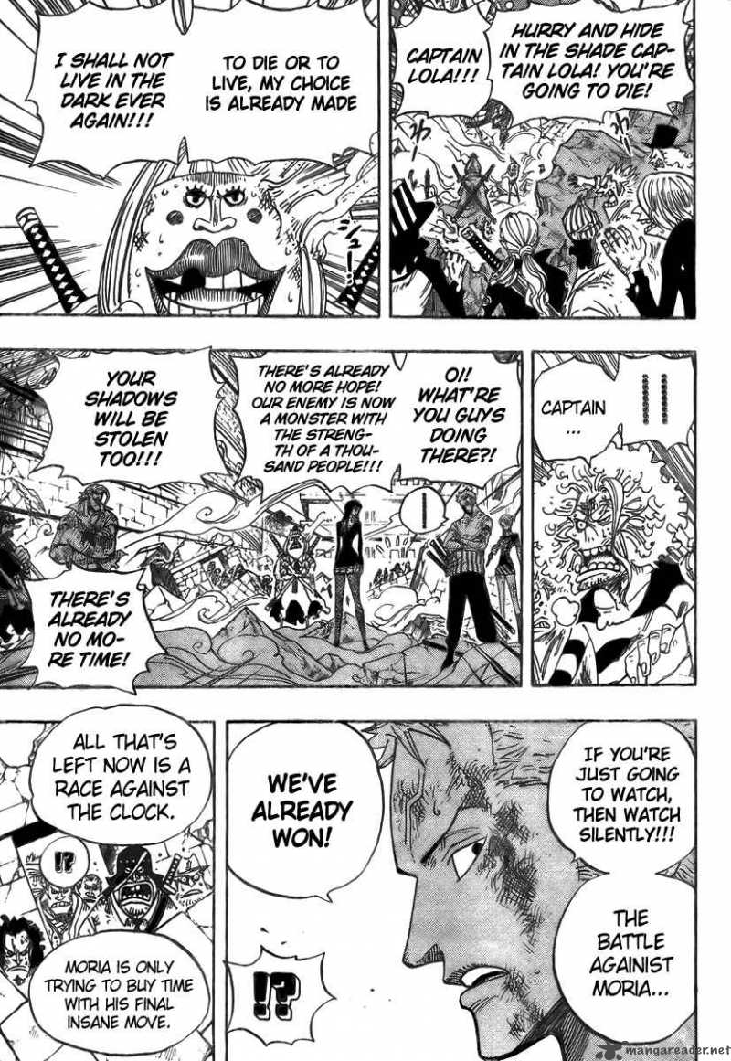One Piece Chapter 482 page 3 - Chapter 482: Morning Is Coming