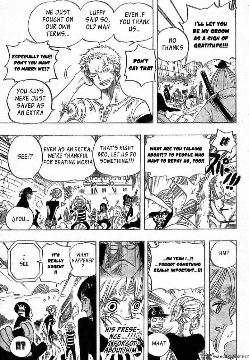 One Piece manga, chapter 483, page 13 of 22