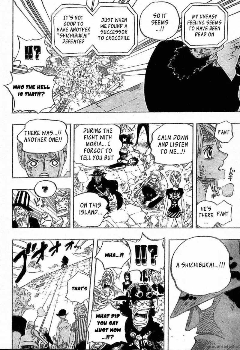 One Piece manga, chapter 483, page 14 of 22