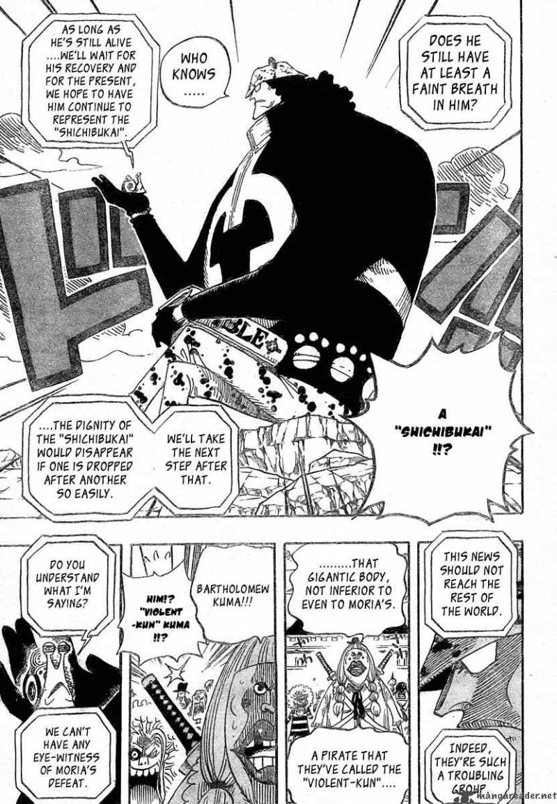 One Piece manga, chapter 483, page 15 of 22