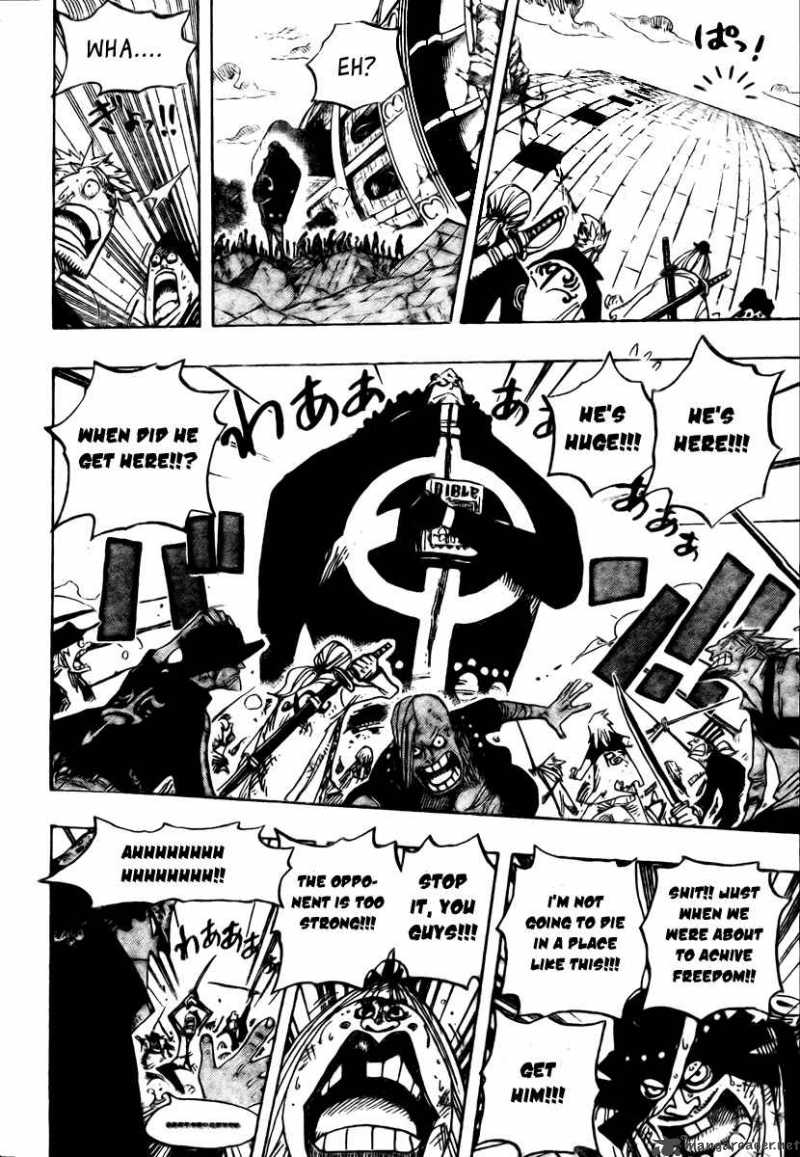 One Piece manga, chapter 483, page 18 of 22