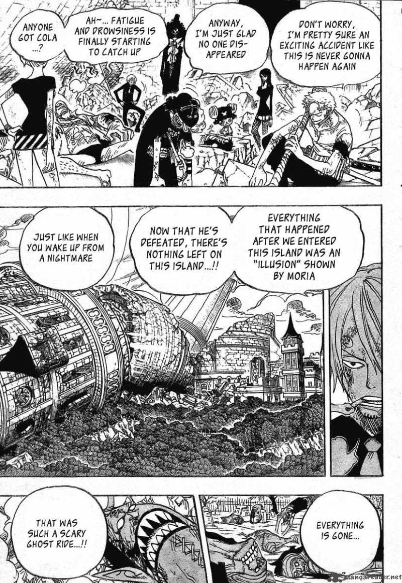 One Piece manga, chapter 483, page 9 of 22