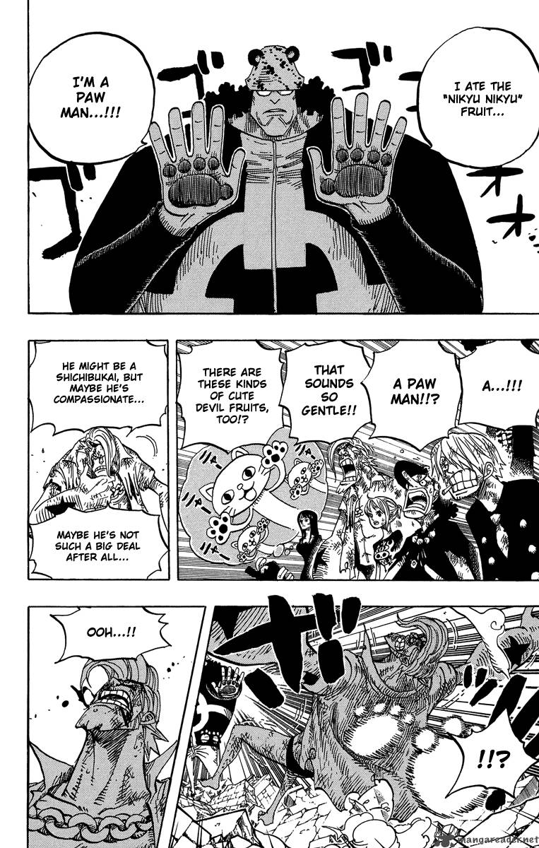 One Piece Chapter 484 page 10 - Chapter 484: Squish