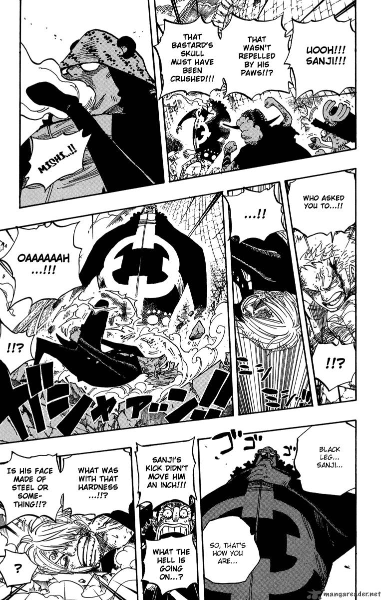 One Piece Chapter 484 page 15 - Chapter 484: Squish