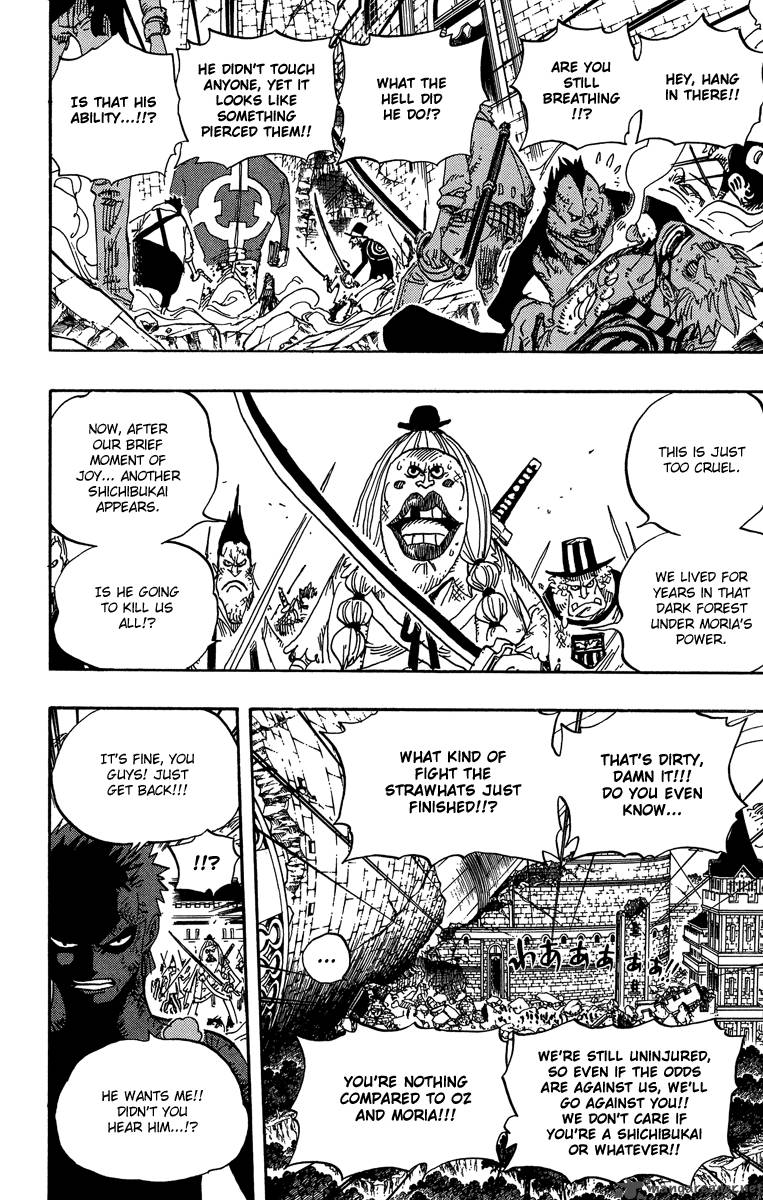 One Piece Chapter 484 page 2 - Chapter 484: Squish