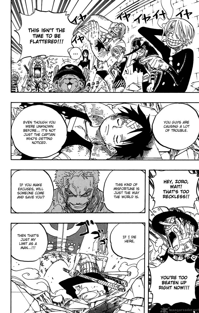 One Piece Chapter 484 page 4 - Chapter 484: Squish
