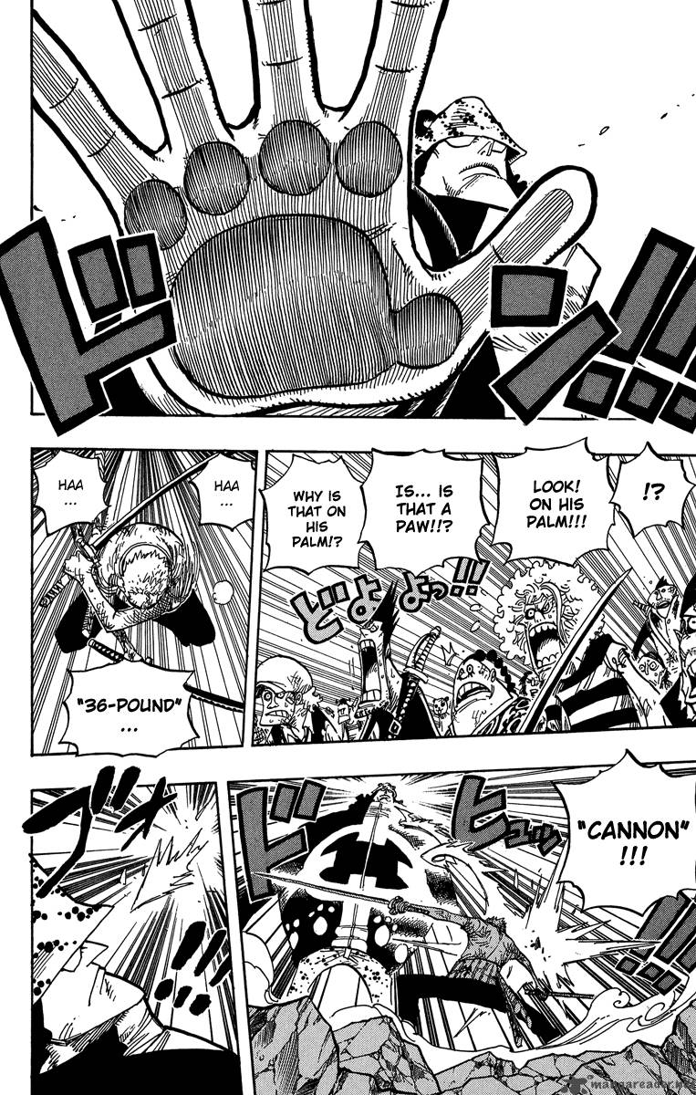 One Piece Chapter 484 page 8 - Chapter 484: Squish