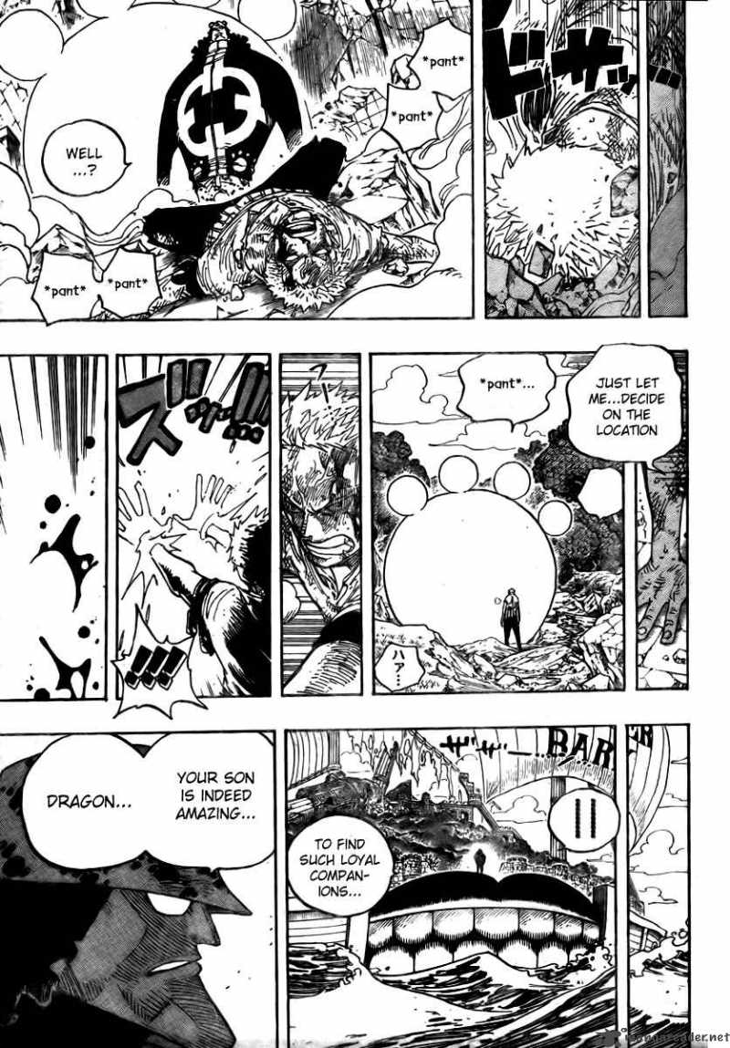 One Piece Chapter 485 page 17 - Chapter 485: Straw Hat Pirates - Pirate Hunter Zoro