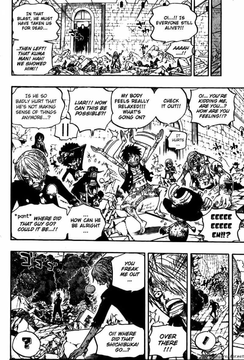 One Piece Chapter 485 page 18 - Chapter 485: Straw Hat Pirates - Pirate Hunter Zoro