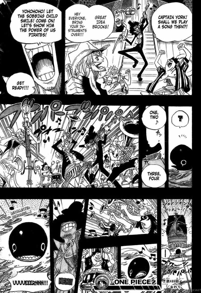 One Piece manga, chapter 486, page 20 of 23