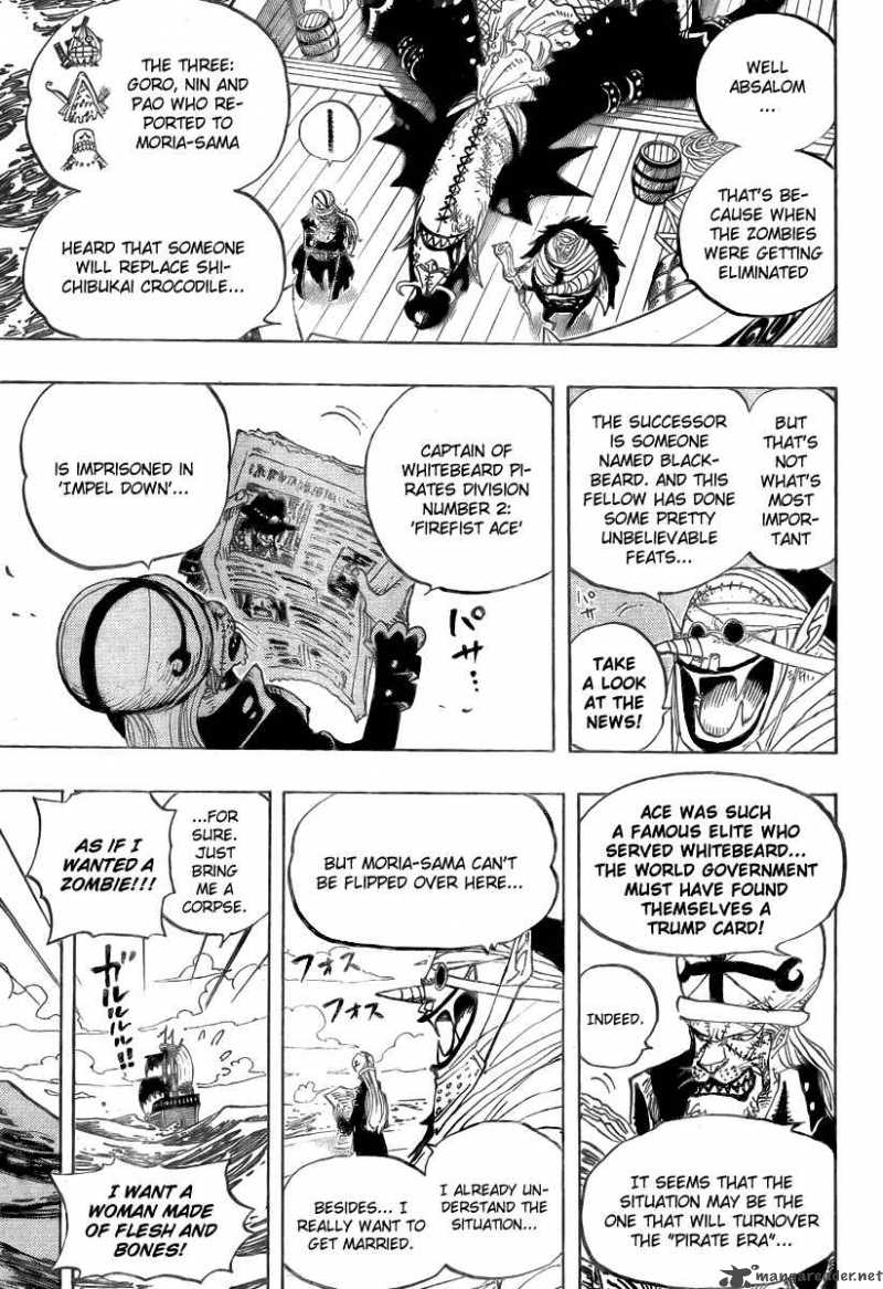 One Piece manga, chapter 486, page 4 of 23