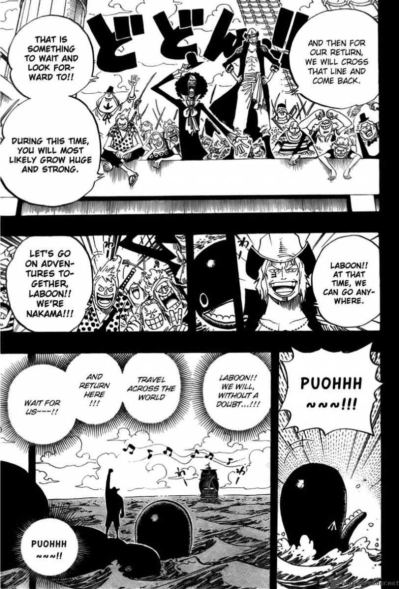 One Piece Chapter 487 page 11 - Chapter 487: That Song