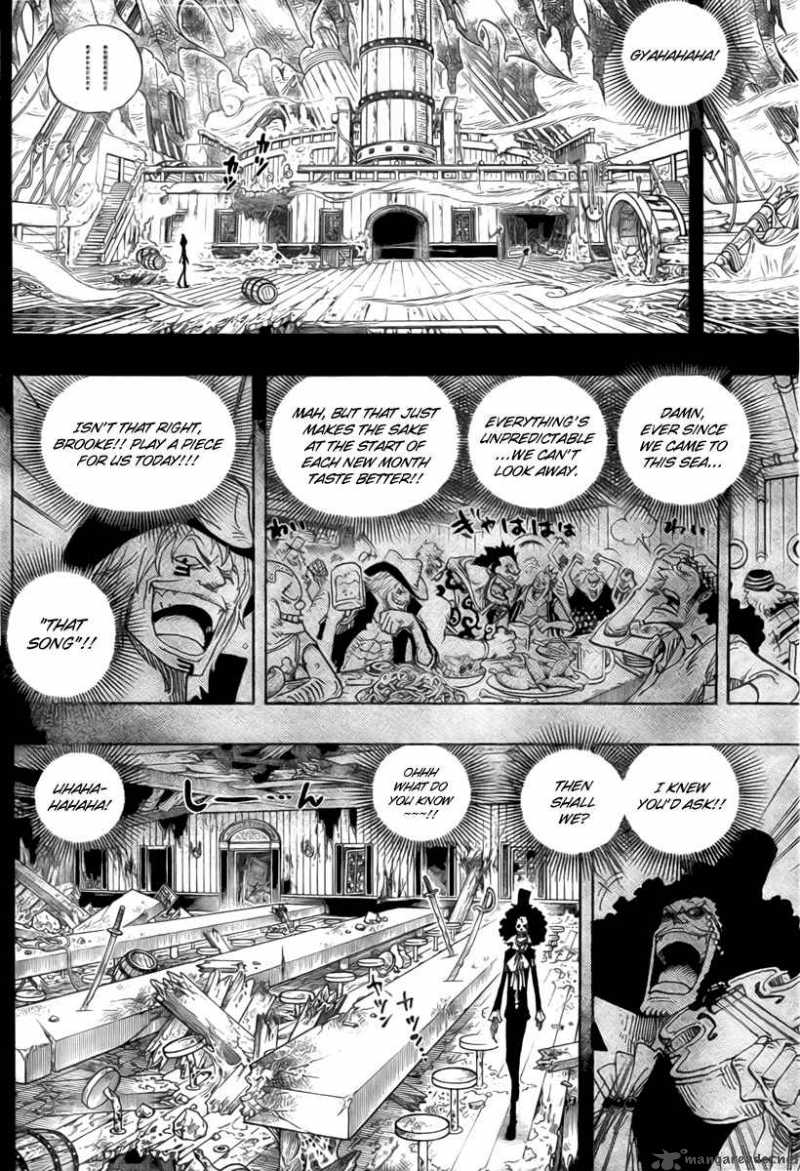 One Piece Chapter 487 page 14 - Chapter 487: That Song