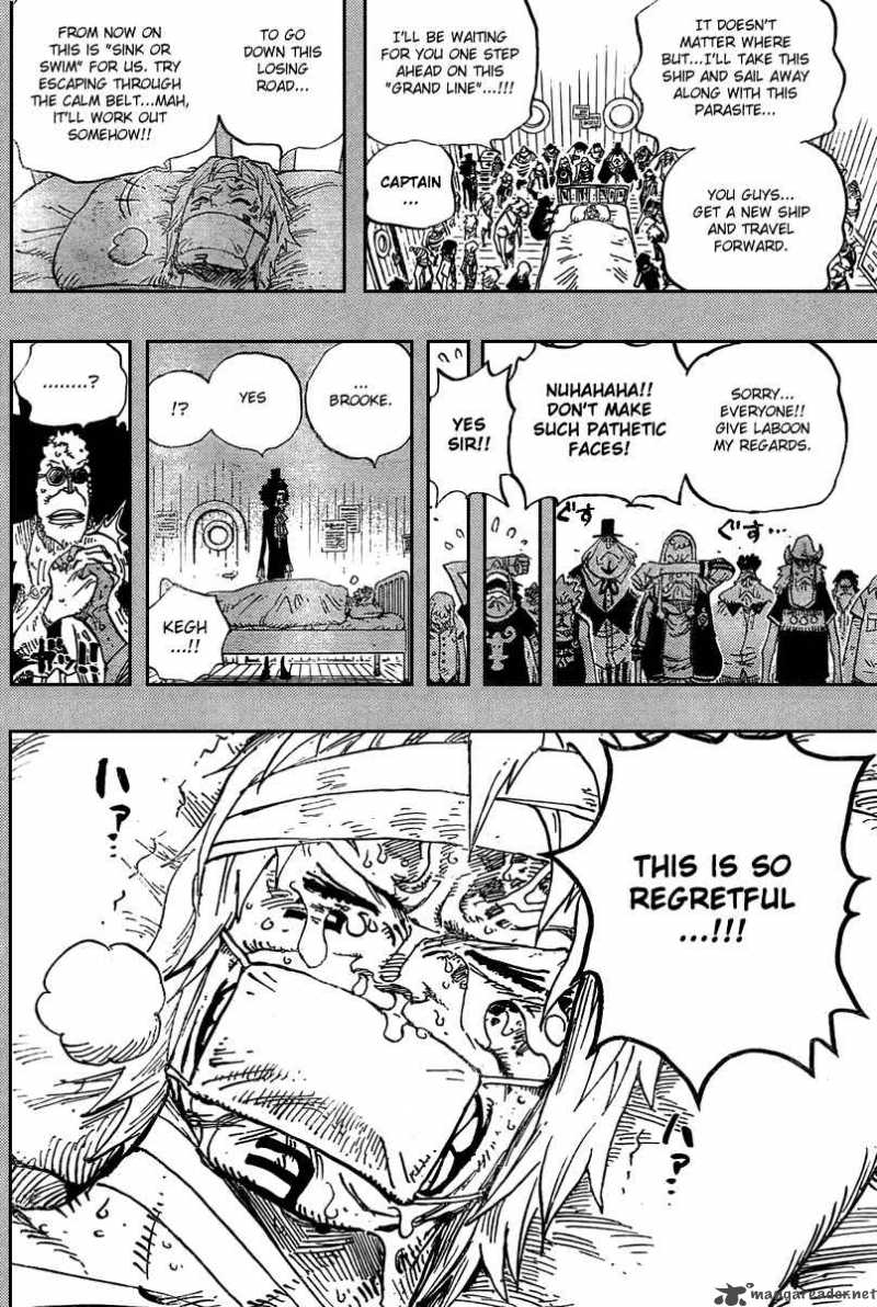 One Piece Chapter 487 page 18 - Chapter 487: That Song