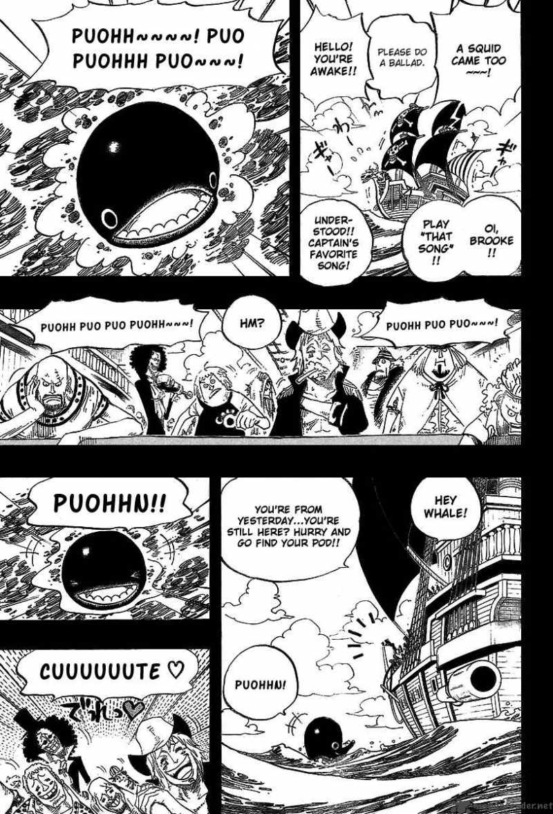 One Piece Chapter 487 page 3 - Chapter 487: That Song