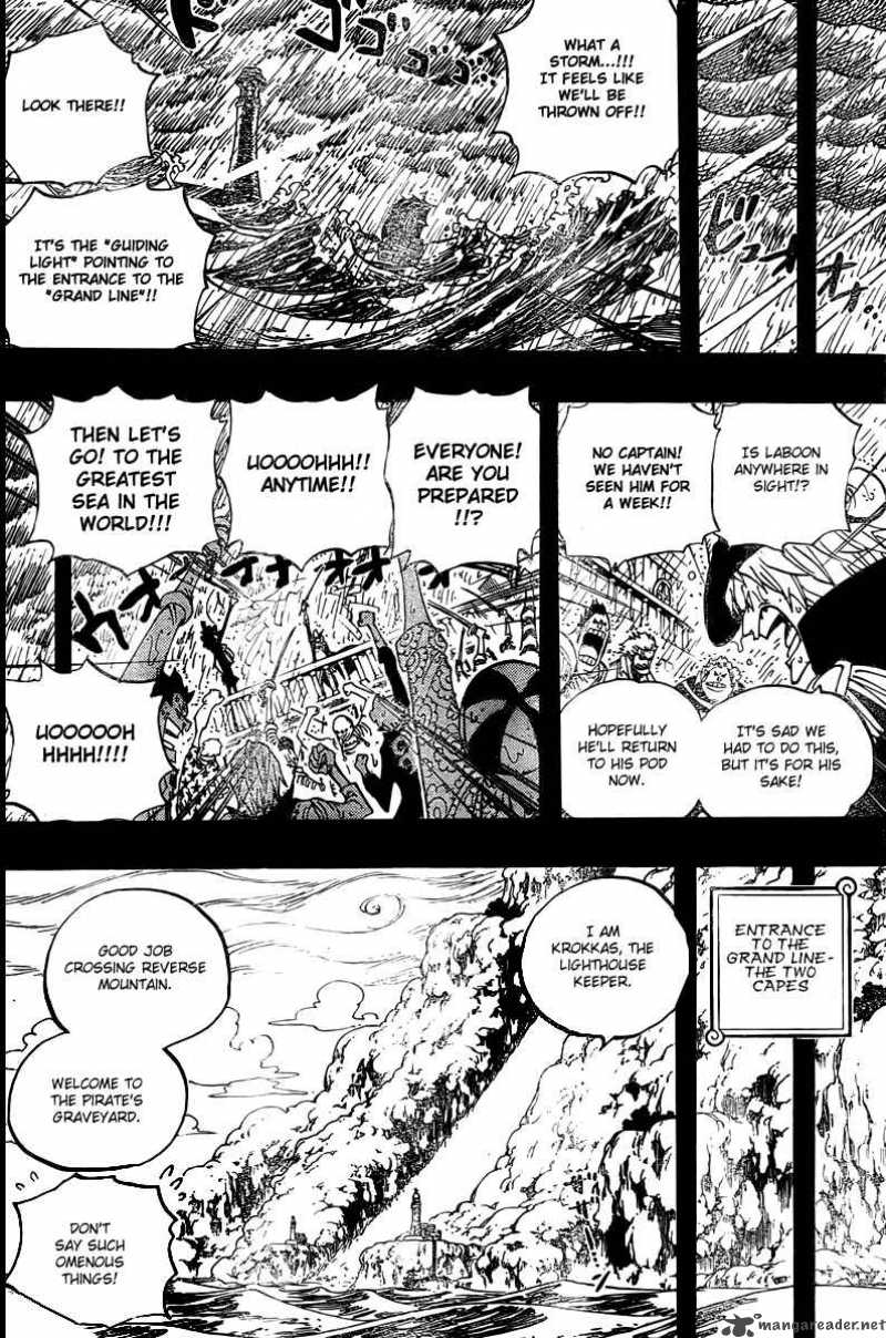 One Piece Chapter 487 page 8 - Chapter 487: That Song